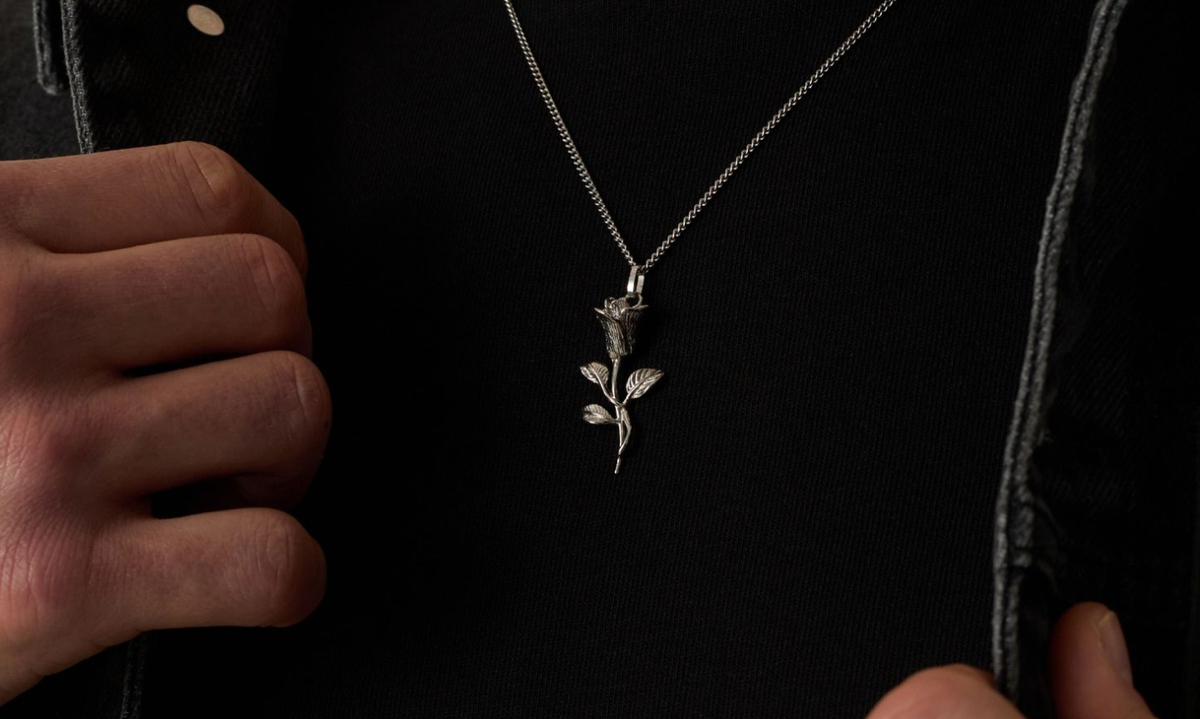 Rose Pendant for Men: Meaning, Thorns and How to Wear It