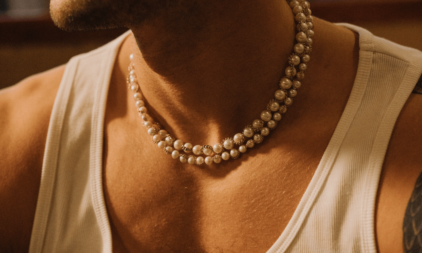 Men's Freshwater Pearl Necklace