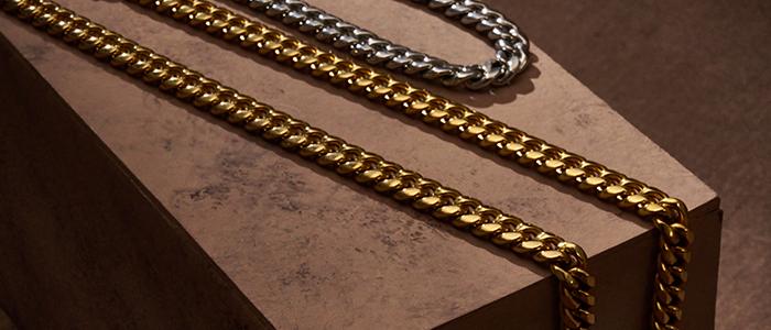 HIP HOP Cuban Link Chain 24”Inch Bodice 15mm Width Gold Finish Iced Out Full buy Bli