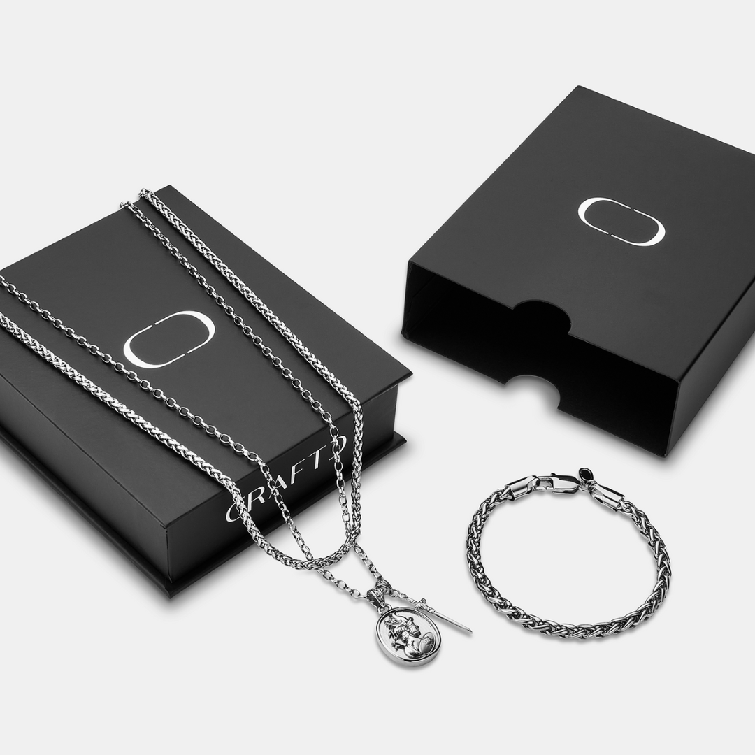 Achilles Gift Set (Silver)