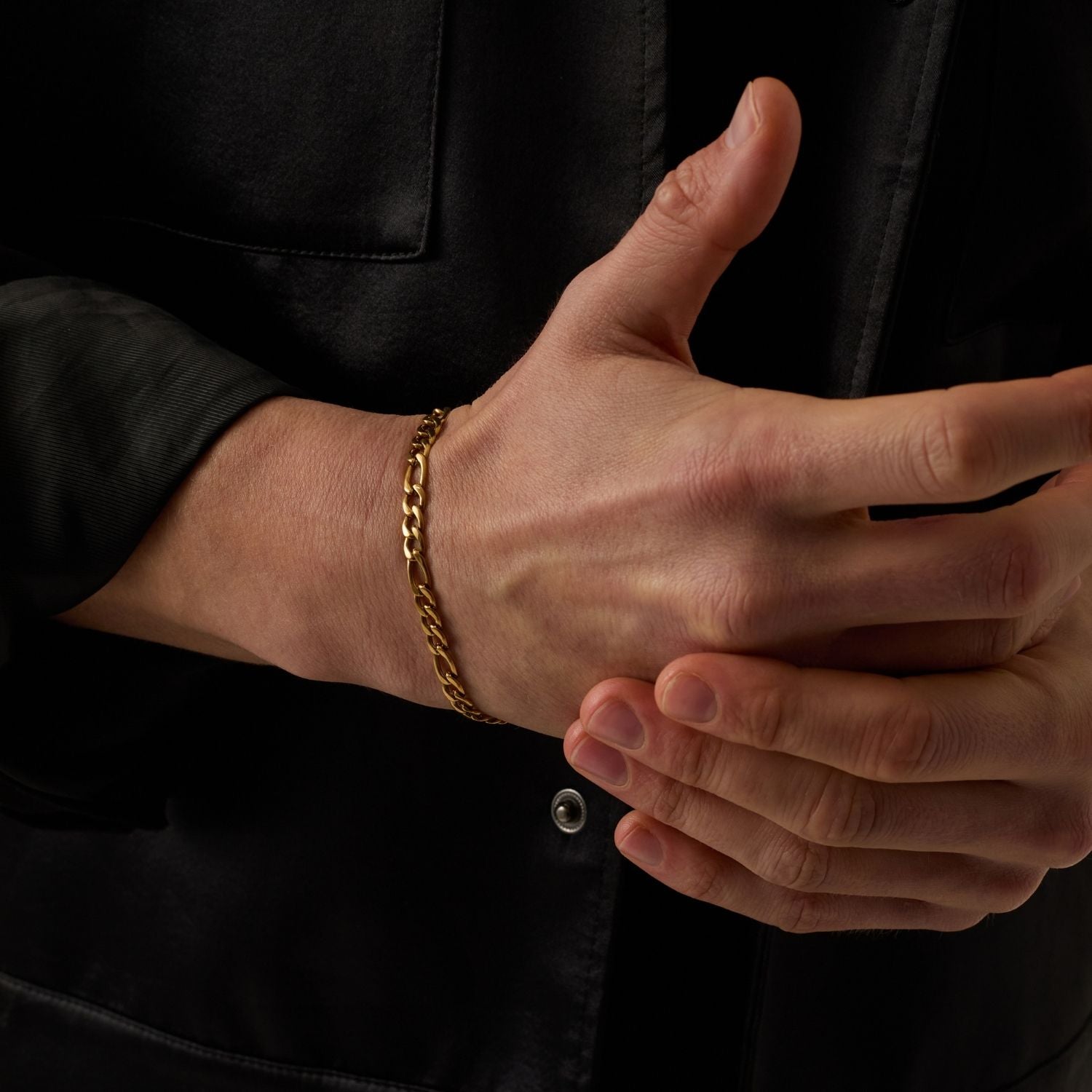 Figaro Bracelet (Gold) 5mm