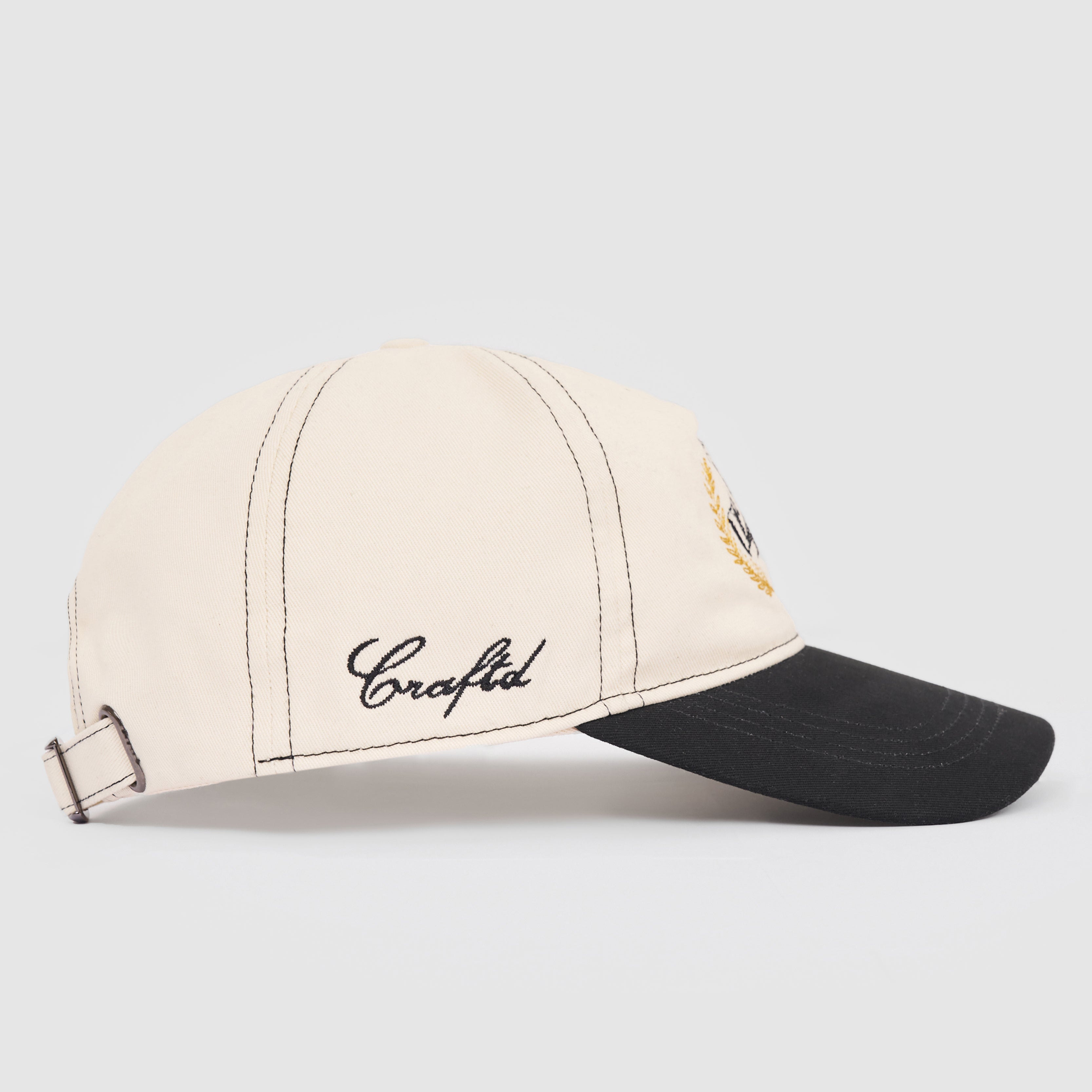 Yacht Club Cap (Cream/Black)