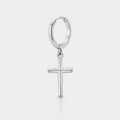 Cross Earring (Silver)