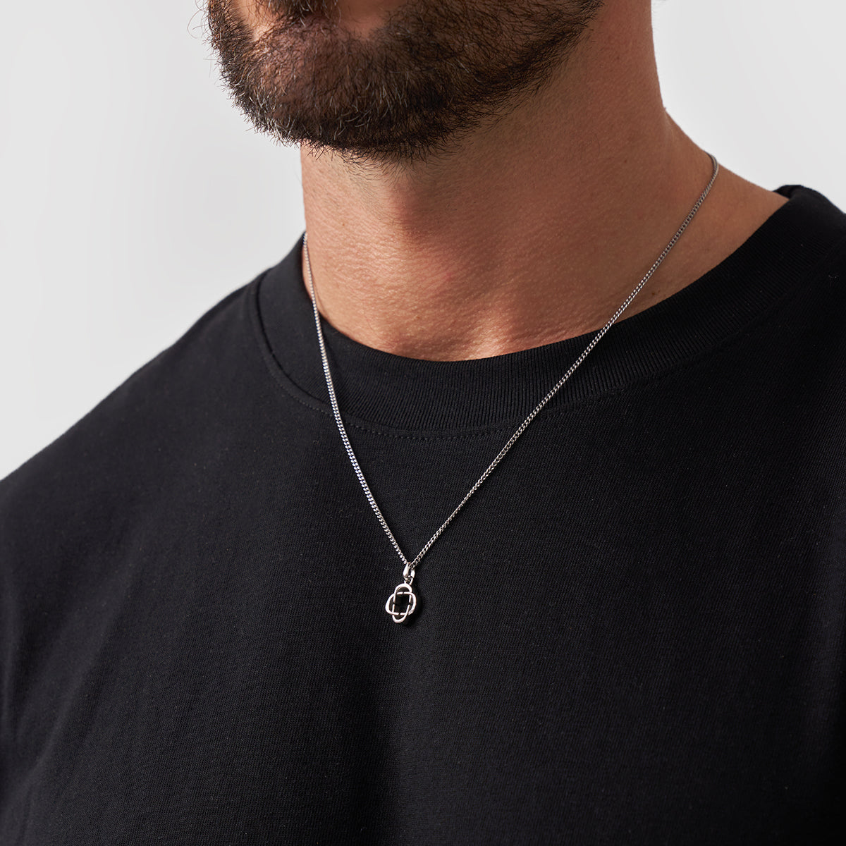 Clover Logo Pendant (Silver)