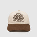 Gentlemen's Club Cap (Cream/Brown)