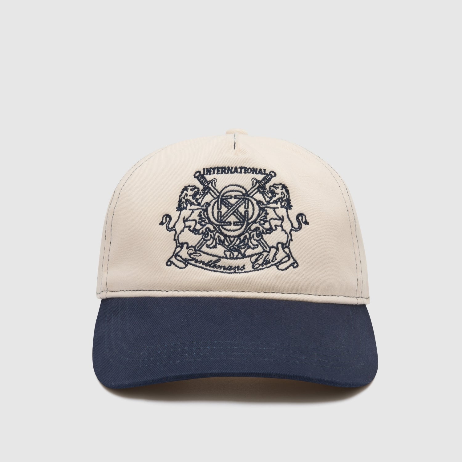 Gentlemens Club Cap (Cream/Navy)