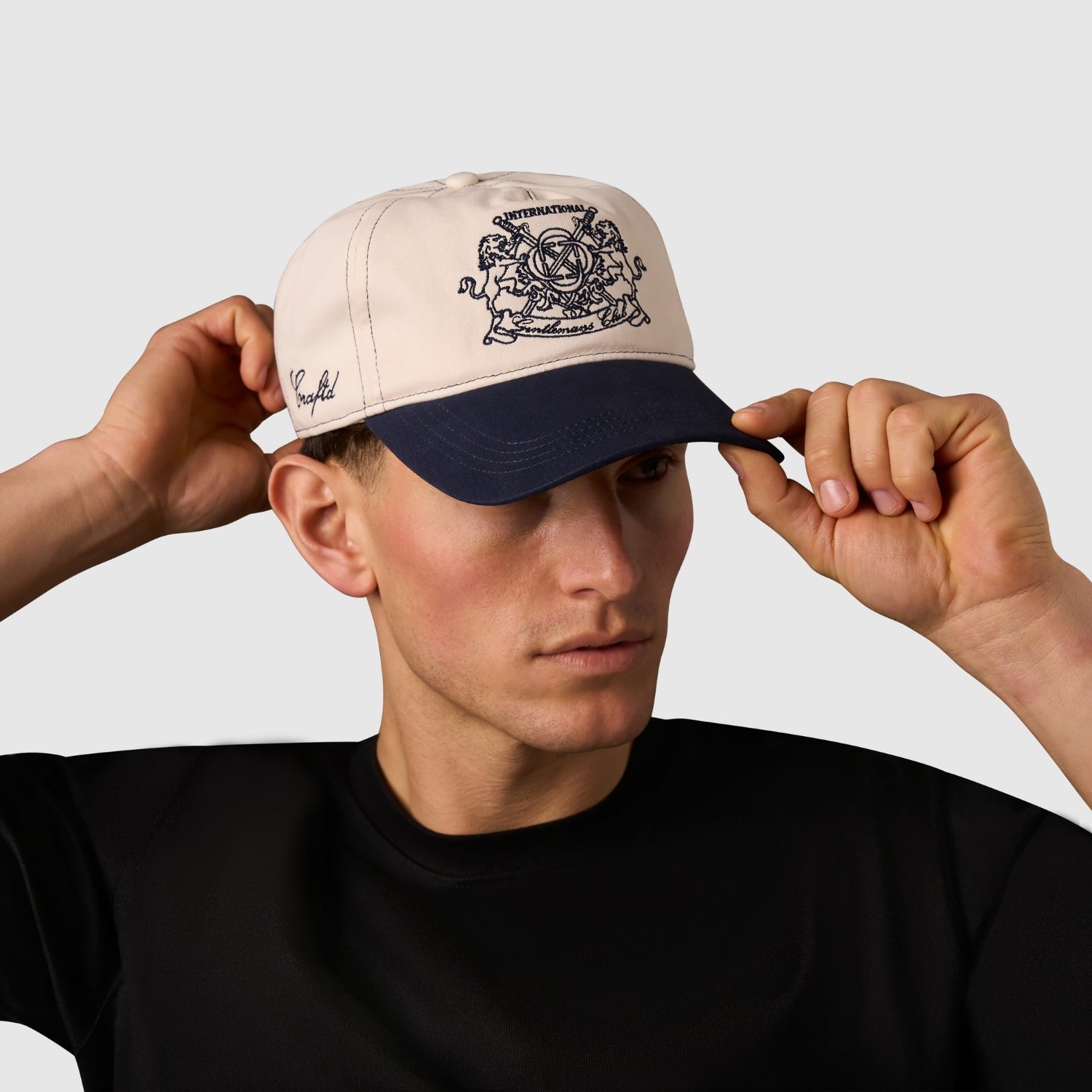 Gentlemens Club Cap (Cream/Navy)