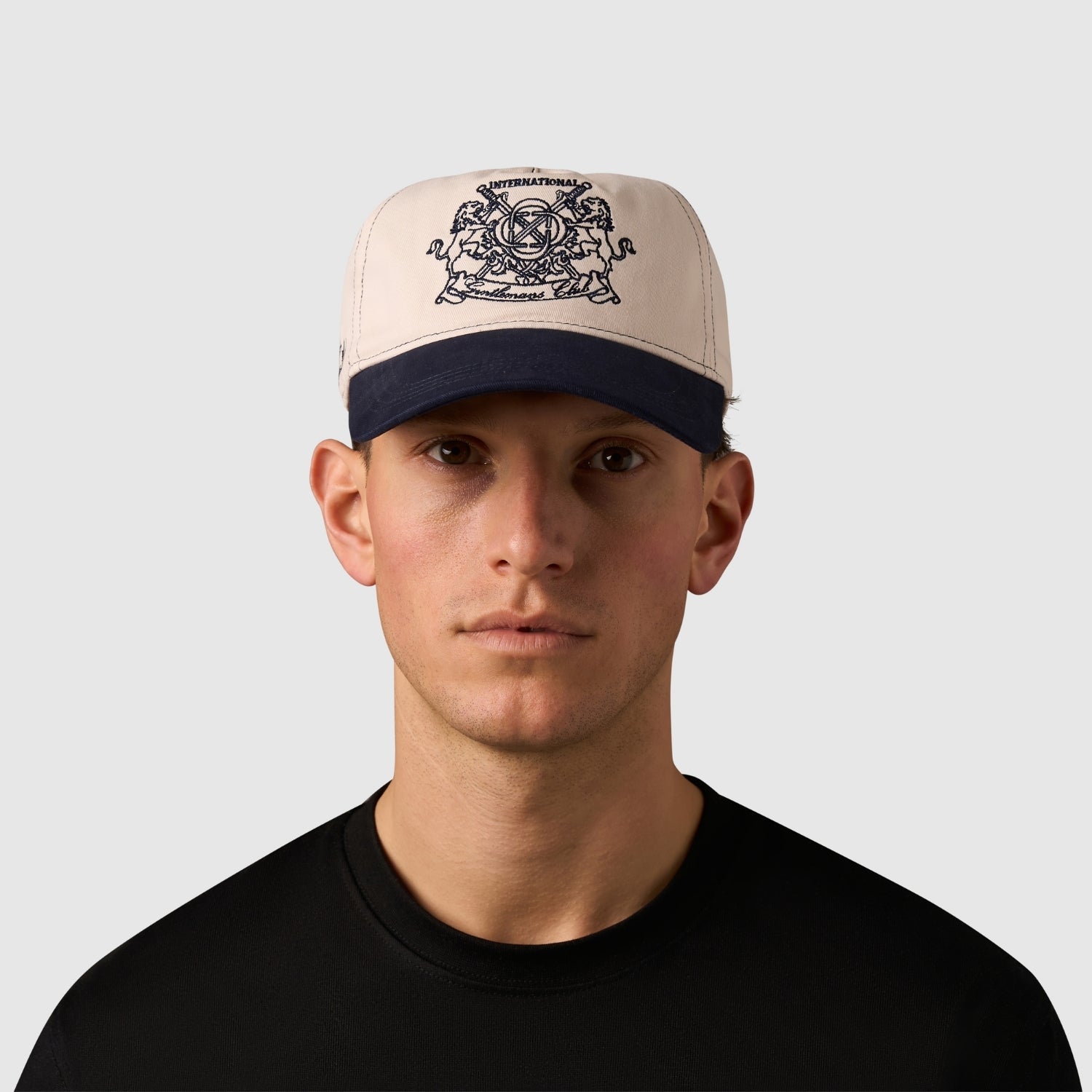 Gentlemens Club Cap (Cream/Navy)