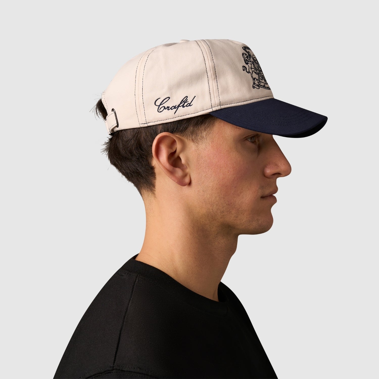 Gentlemens Club Cap (Cream/Navy)
