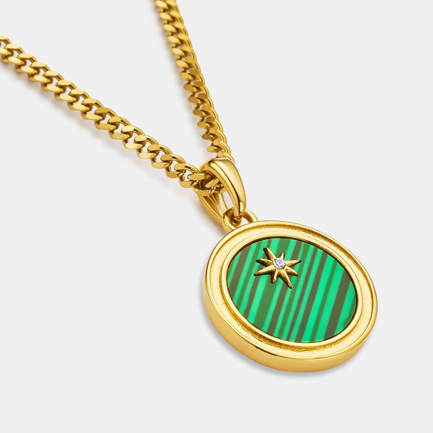 Malachite North Star (Gold)