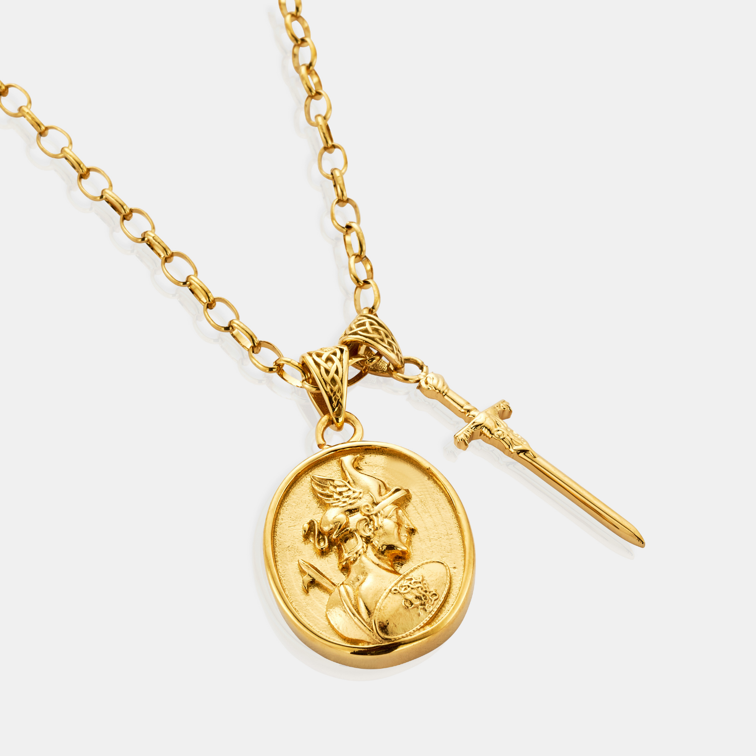 Achilles Pendant (Gold)