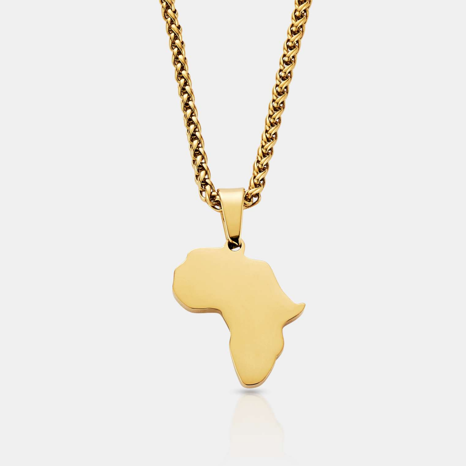 Africa Pendant (Gold)