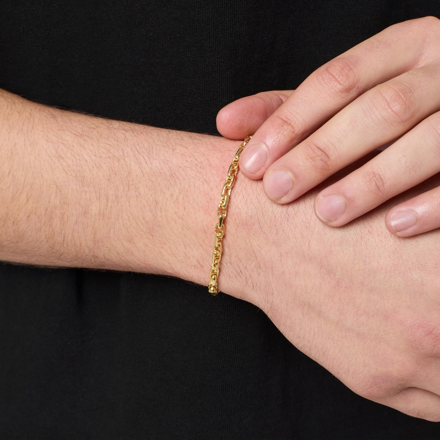 CD Anchor Link Bracelet (Gold)