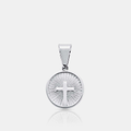 Circle Cross Pendant (Silver)