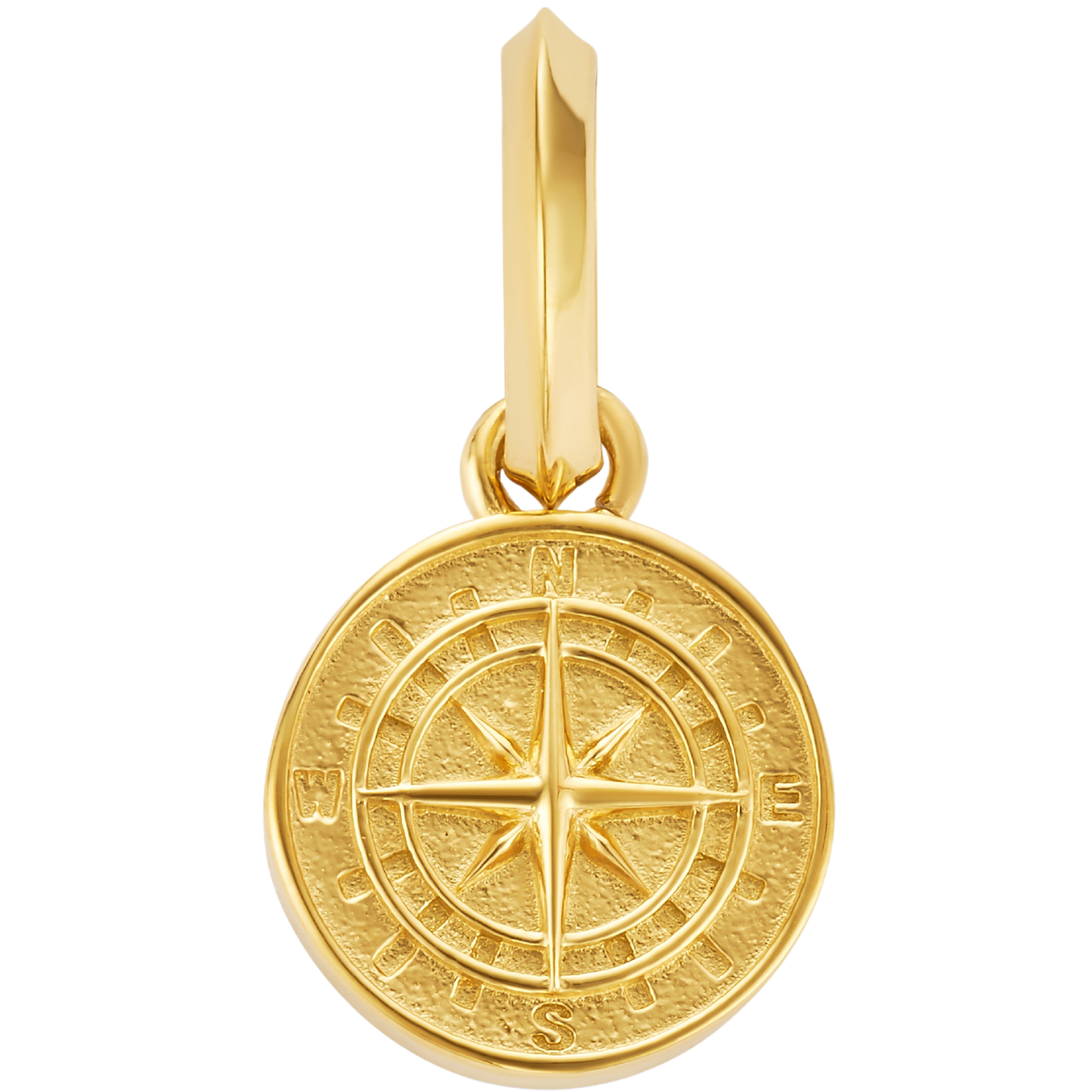 Mini Compass Pendant (Gold)