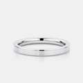 Flat Band Ring (Silver) 3mm