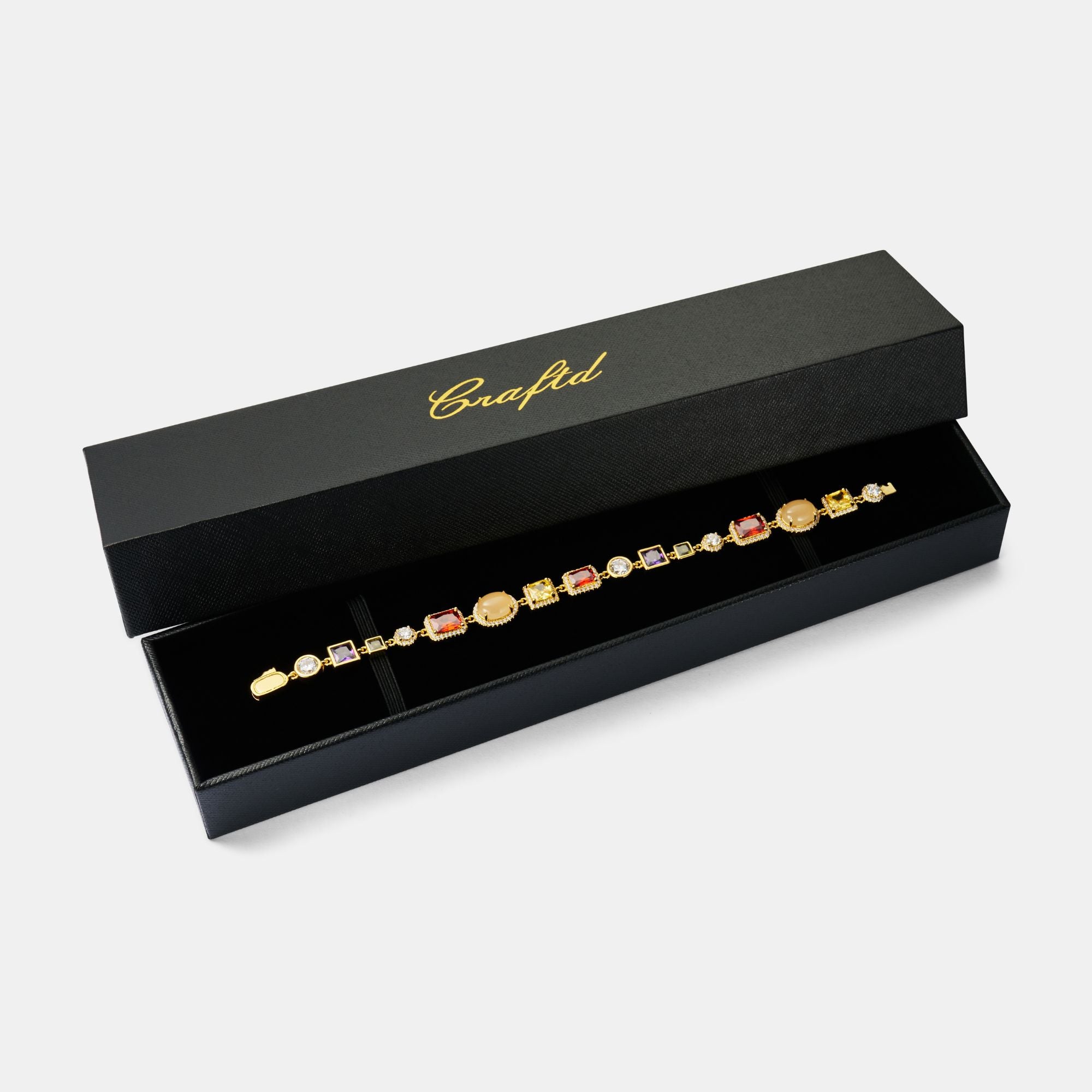 Gemstone Bracelet (Gold)