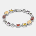 Gemstone Bracelet (Silver)