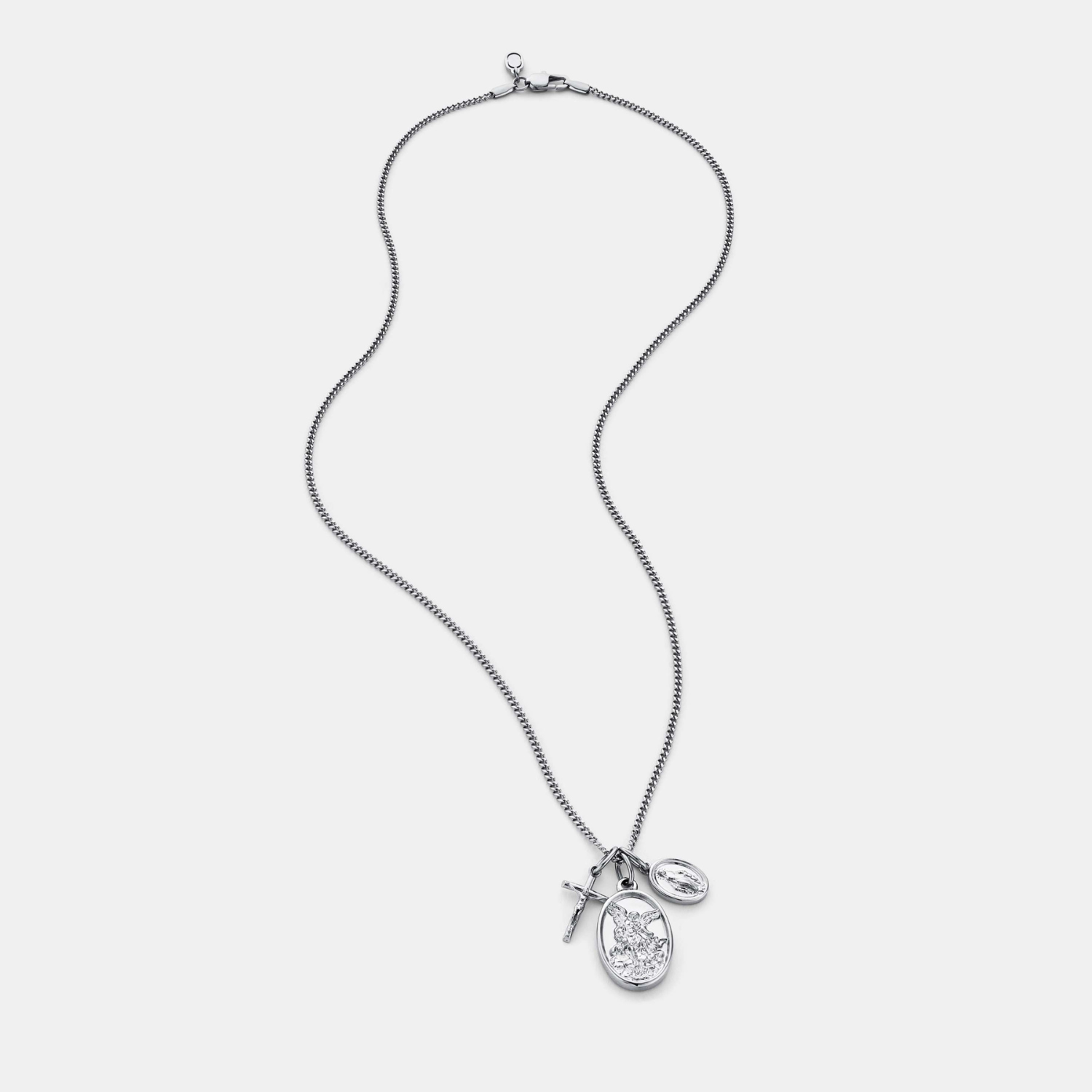 Jesus & Mary (Silver)