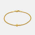 Cross Bracelet (Gold)