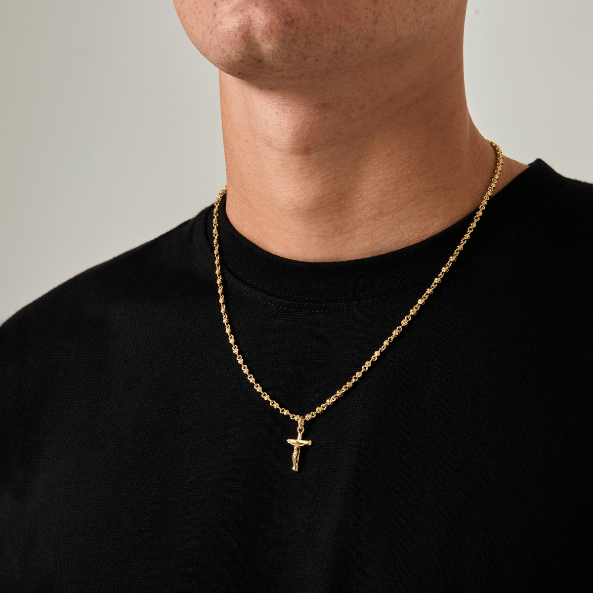 Rosary Crucifix (Gold)
