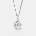 Moon & Star (Silver)