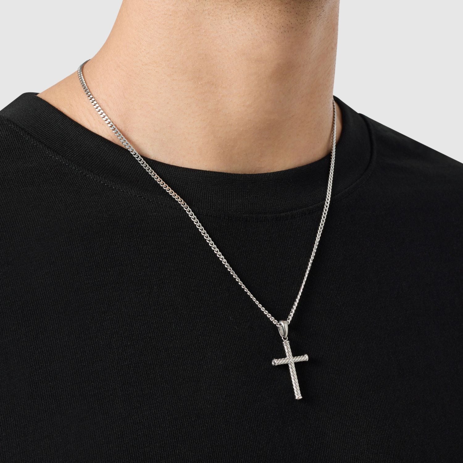 Rope Cross (Silver)