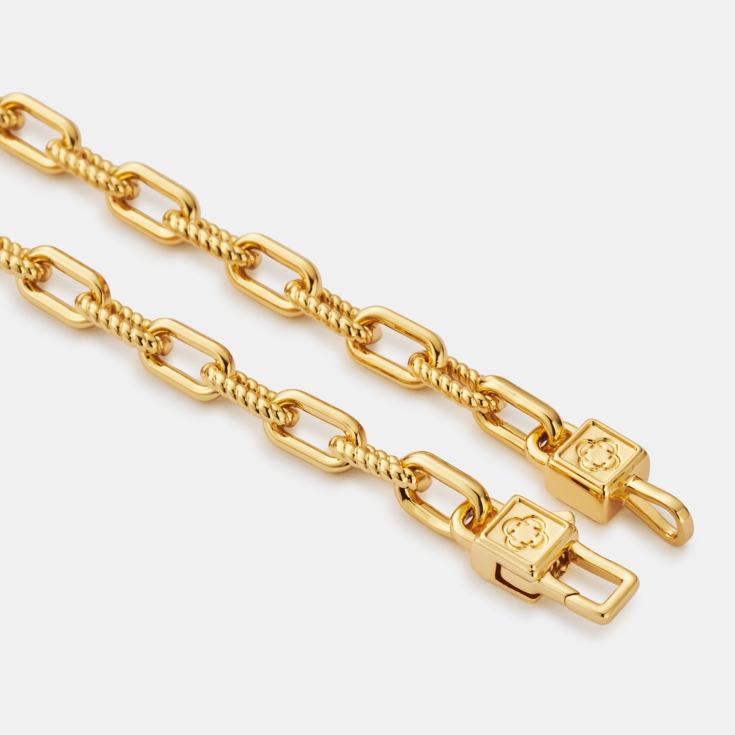 Rope Link Bracelet (Gold)