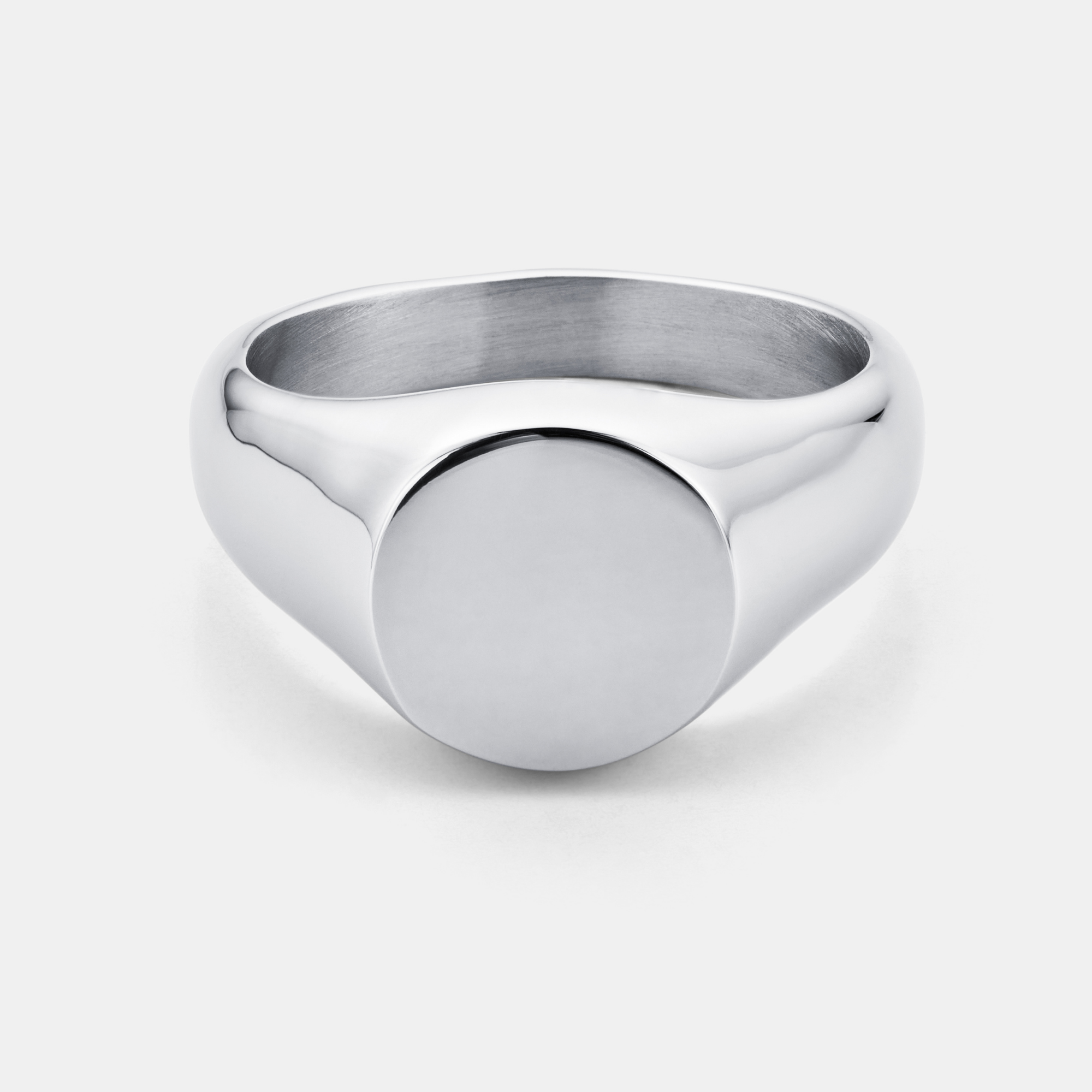 Round Signet Ring (Silver)