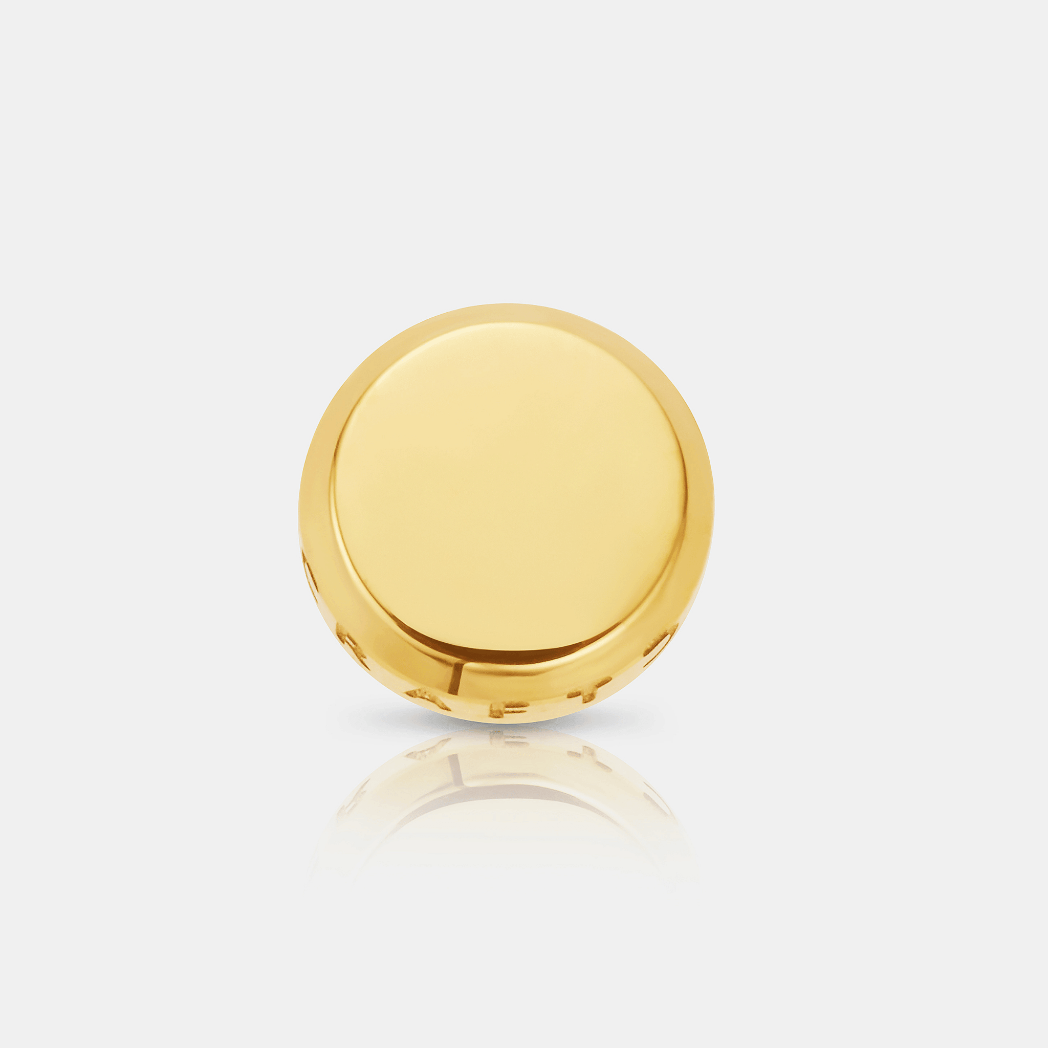 Round Stud Earring (Gold)