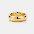 Rounded Ring (Gold) 7mm | 18ct Gold Tungsten