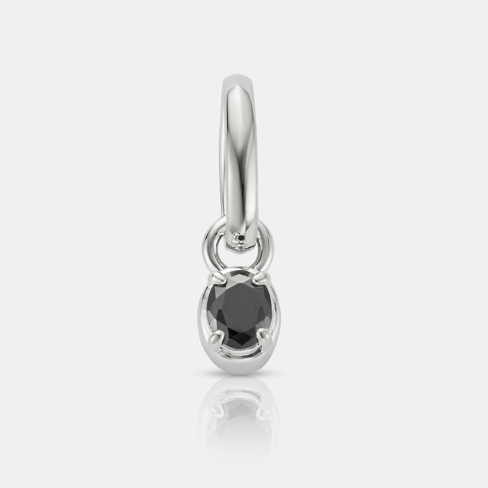 Mini Onyx Oval (Silver)