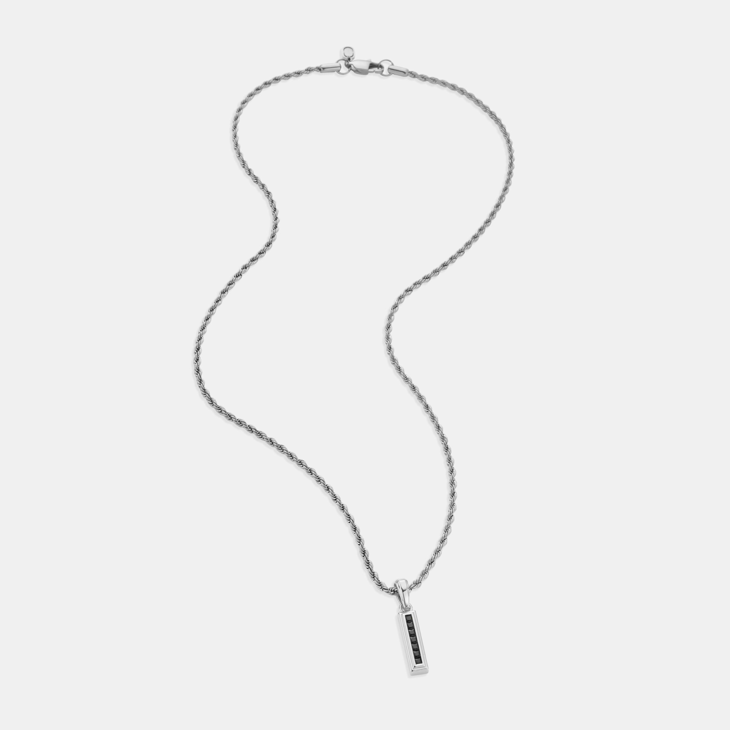 Mini Onyx Stone Totem (Silver)