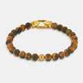 Tiger's Eye Lock Bracelet (Gold)
