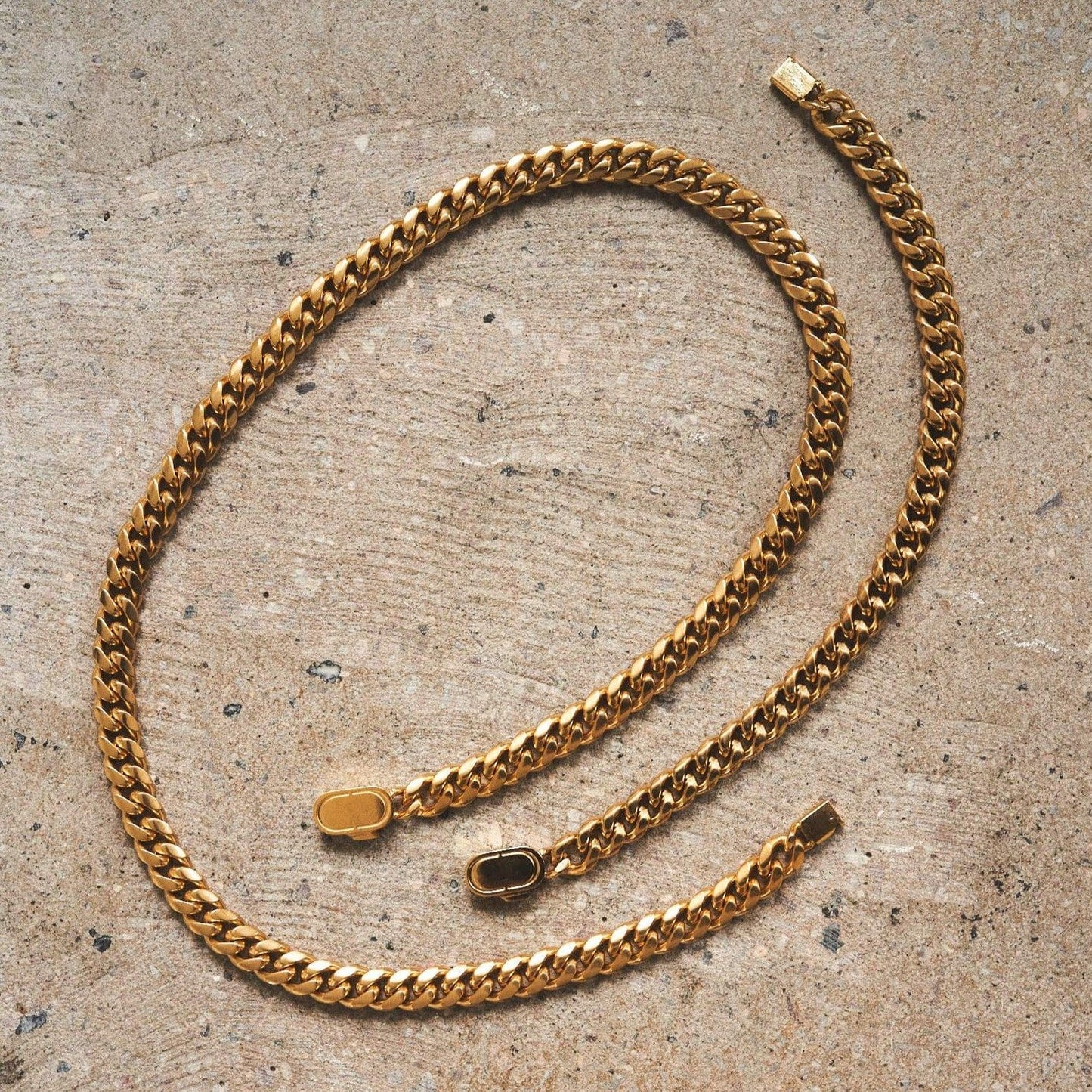 Cuban 8mm Set (Gold)