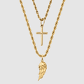 Wing x Cross Set (Gold)