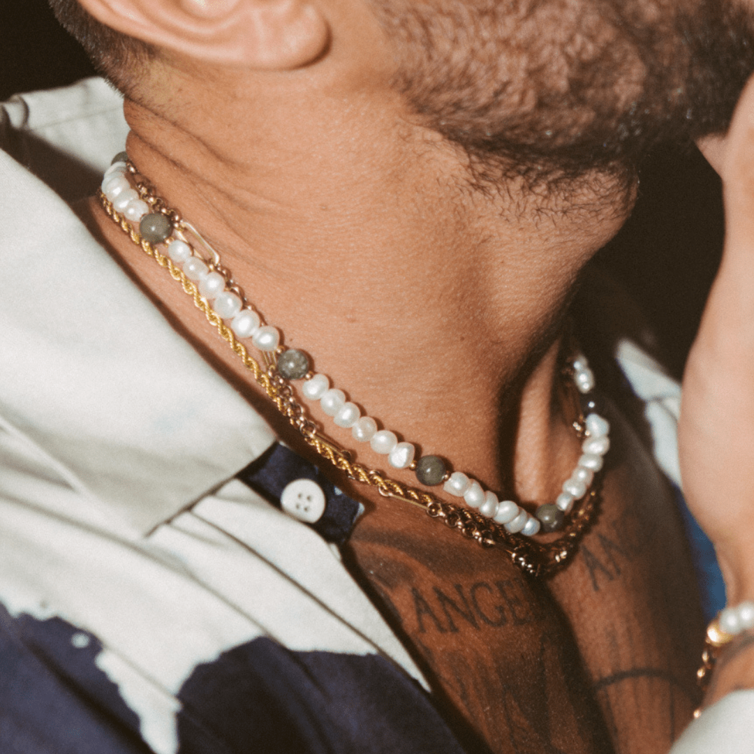 Forest Green - Real Pearl Necklace