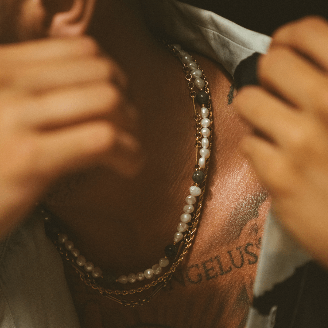 Forest Green - Real Pearl Necklace