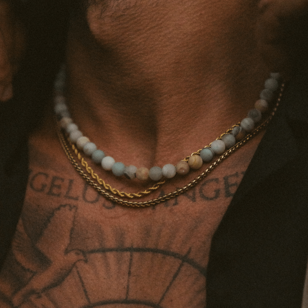 Ocean Beaded Necklace 8mm