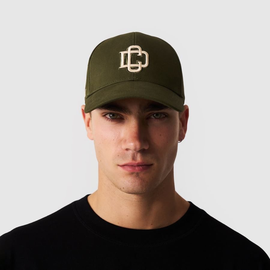 Varsity cap on model