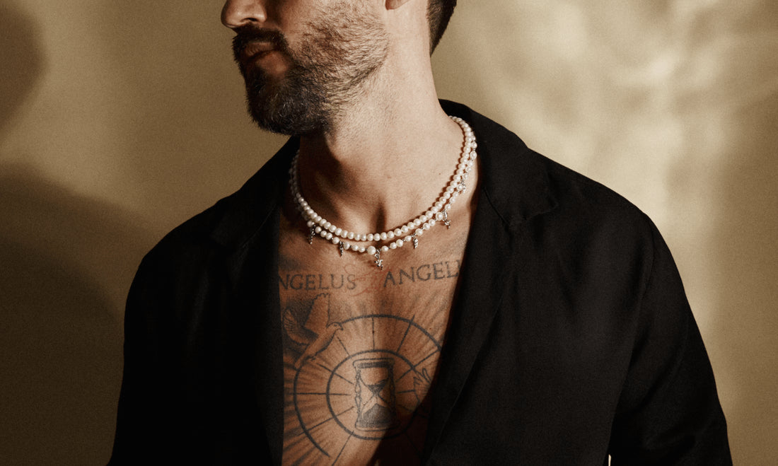 How to Style a Men's Pearl Necklace