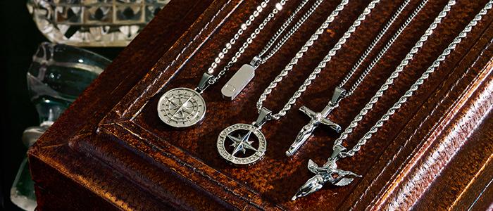 Men's Silver Necklaces