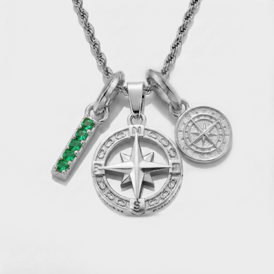 Build Your Own Pendant (Silver) | Emerald Stone