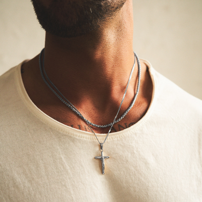 Crucifix Set (Silver)