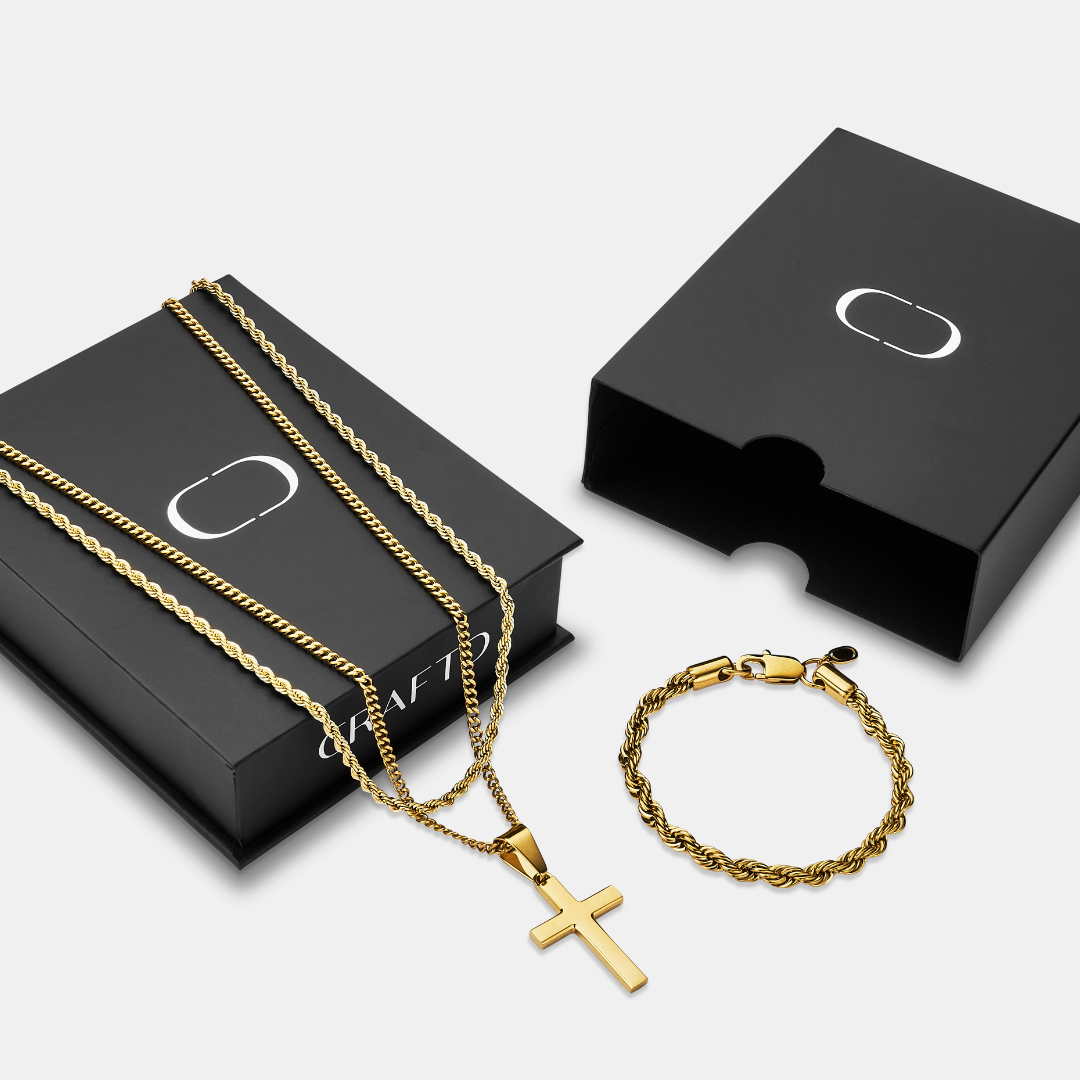 Classic Cross Gift Set (Gold)