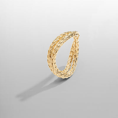 Rope Wrap Ring (Gold)