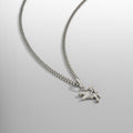 Swallow & Rose (Silver)