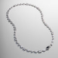 Mixed Cluster Linked Necklace (Silver)