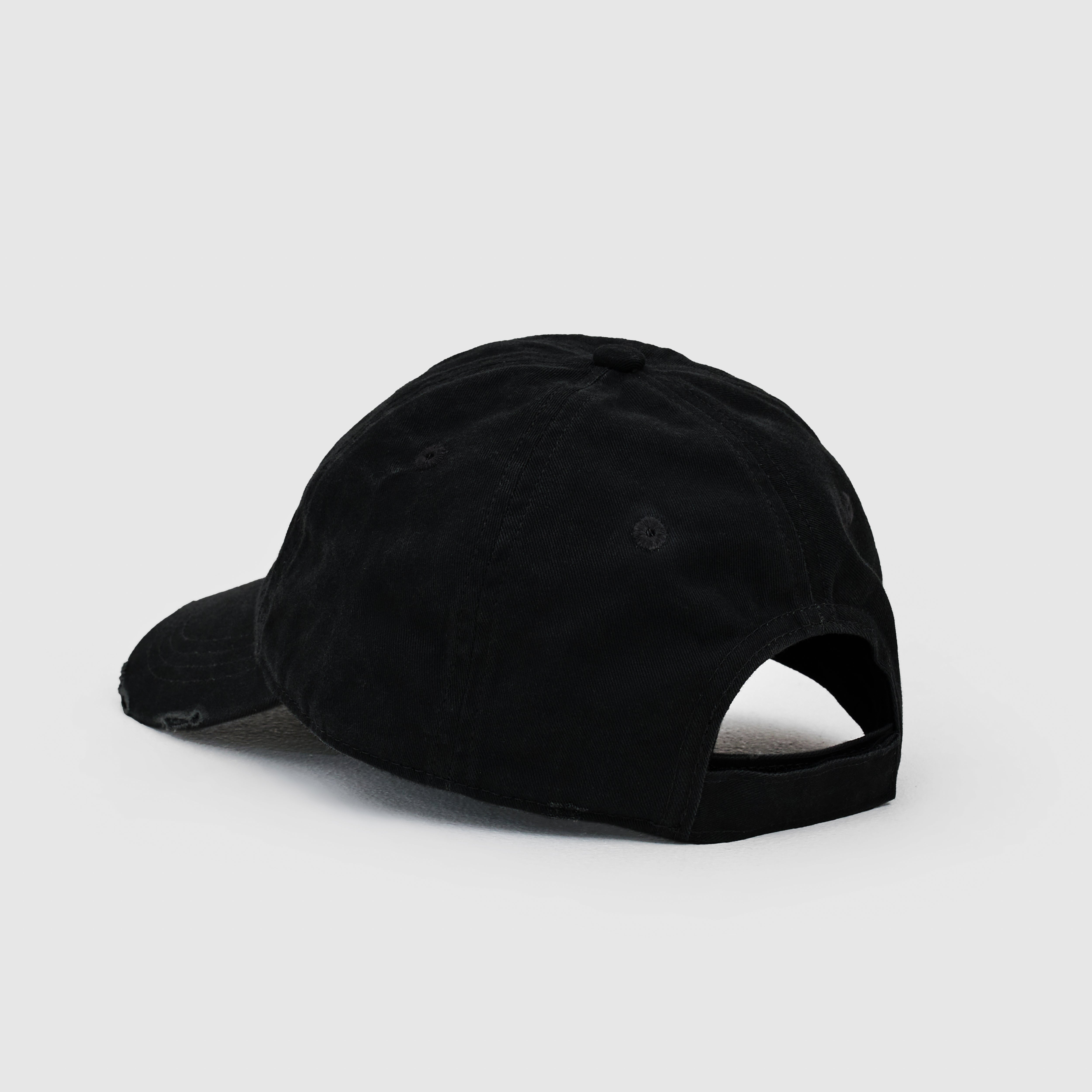 Distressed Cap (Black)