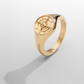 Compass Signet Ring (Gold)